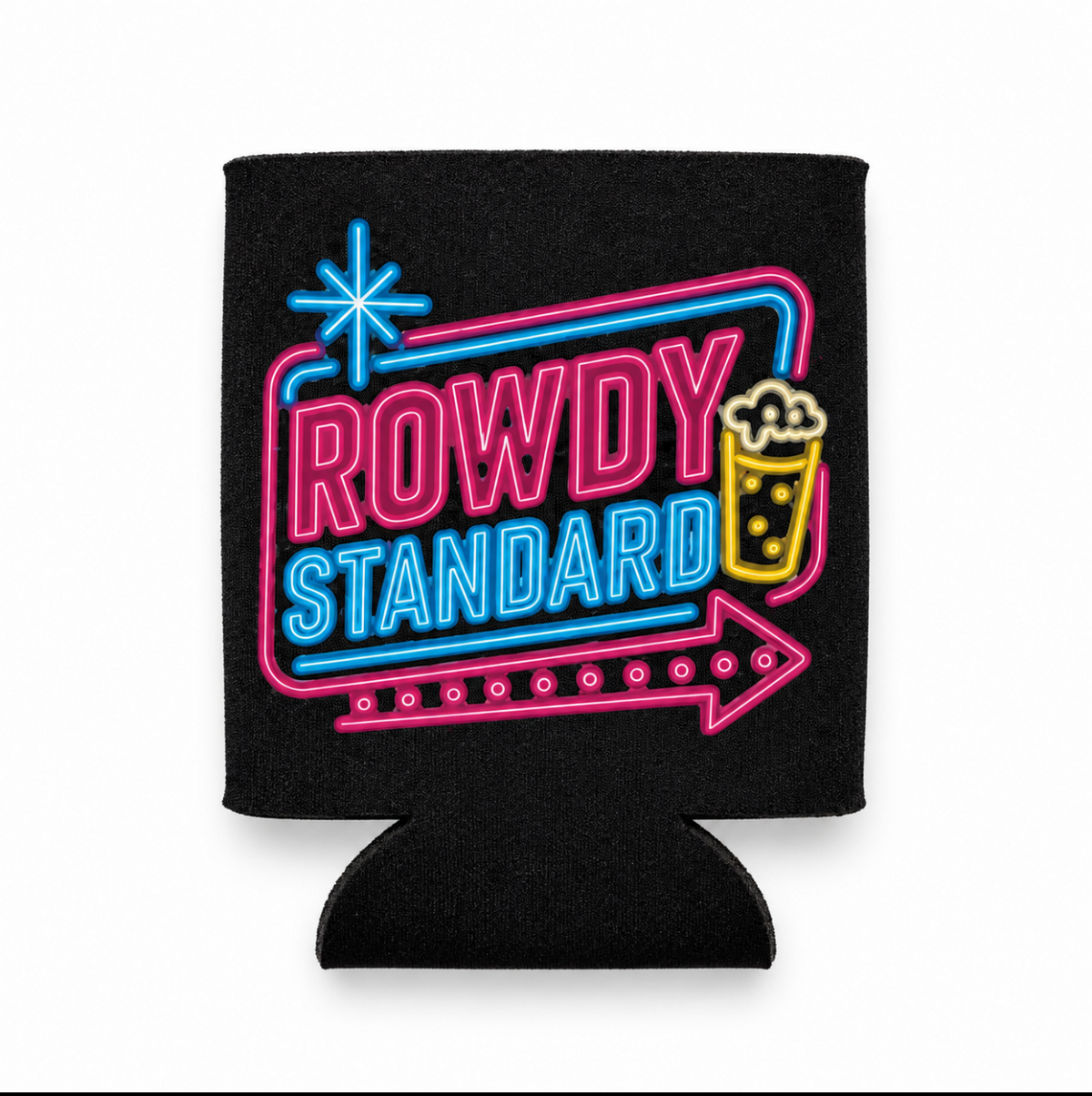 Neon lights koozie