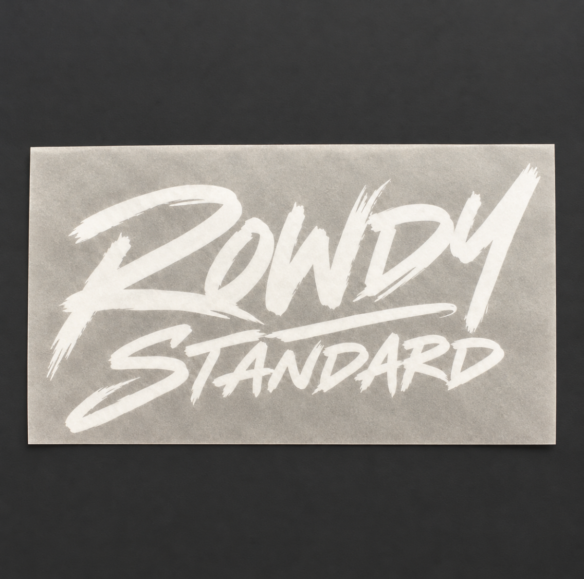 Rowdy Standard Decal (4x6)